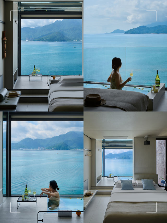 深圳較場尾！住到了離大海最近的泳池民宿