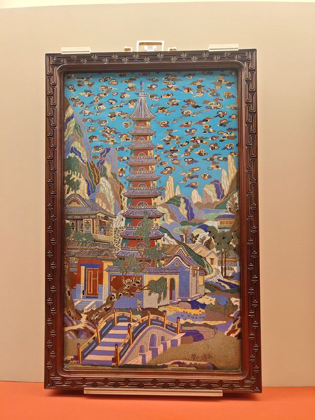 上海博物館（人民廣場館）的掐絲琺瑯美到窒息