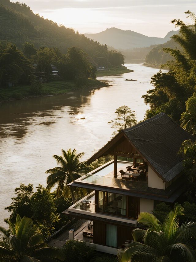 西雙版納親子遊！雨林江景villa超惬意