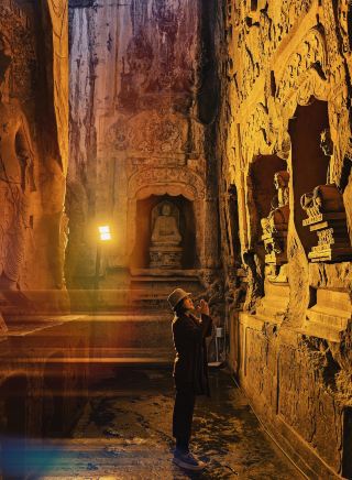 Millennium Stone Carving Buddha Light Check-in