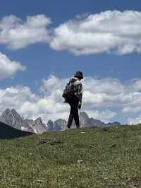 4800米高空神湖美到窒息中土世界真實存在