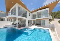 泰國蘇梅島Villa The Wave4臥室泳池海