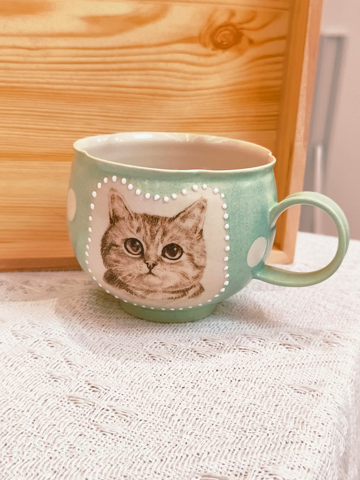景徳鎮 手作り 磁器カップ  猫の茶碗 癒し系手作りショッピングガイド | Trip.com 景徳鎮