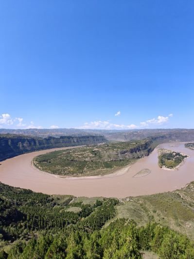 Yanchuan Qiankun Bay admission ticket is 80 yuan; how to get the best shots of the Yellow River S-bend
