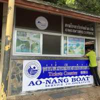 รีวิวการนั่งเรือหางยาวจากอ่าวนางไปหาดไร่เลย์ 🌊🚤
