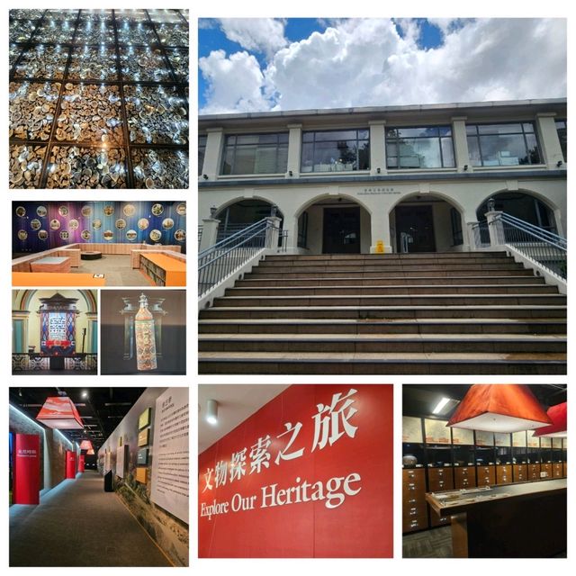 百年英式白色建築内，開展文物探索之旅