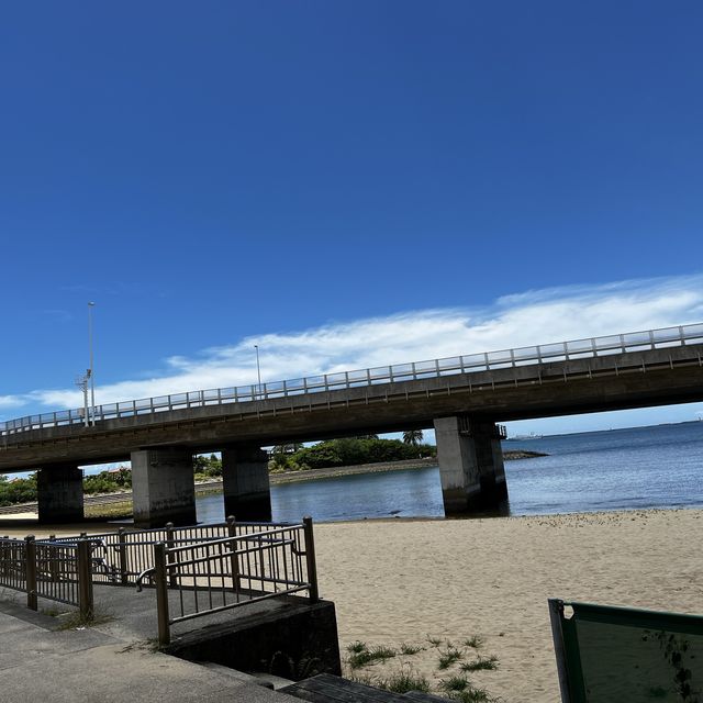 《沖繩旅行》最近國際通嘅沙灘玩沙+着和服👘去神宮打卡+去埋playhouse玩