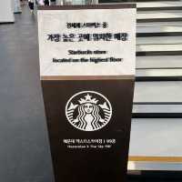 【韓国釜山・海雲台】世界一高い場所にあるスタバ「STARBUCKS COFFEE 海雲台エックスザスカイ店」
