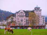 Discover beauty autumn falls in Schaffhausen