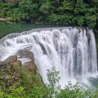 The Shifen Waterfall In Pingxi District