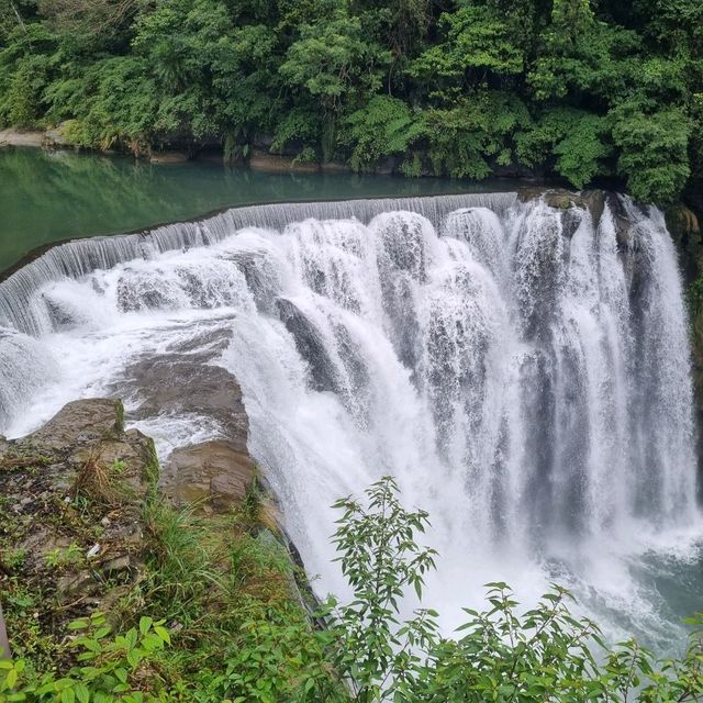 The Shifen Waterfall In Pingxi District