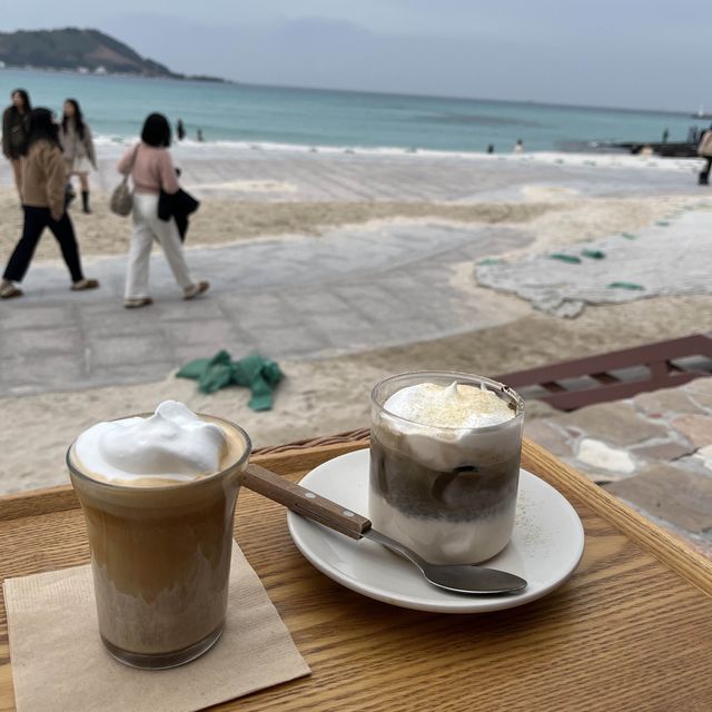 협재해변 코앞에서 커피를! 호텔샌드🌴