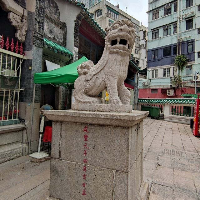 法定古蹟~上環最古老文武廟🏯