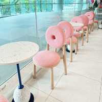 Check out this pretty bomboloni cafe!
