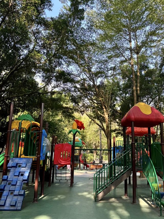 寶安公園～綠意盎然的遊樂天堂🌳🎠🌈 