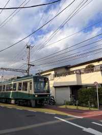 슬램덩크의 배경이 된 가마쿠라코코마에 철도 건널목🌊🚃