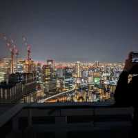 【大阪梅田の夜景】梅田スカイビル空中庭園