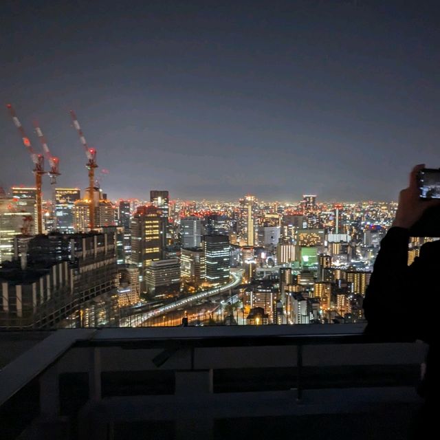 【大阪梅田の夜景】梅田スカイビル空中庭園