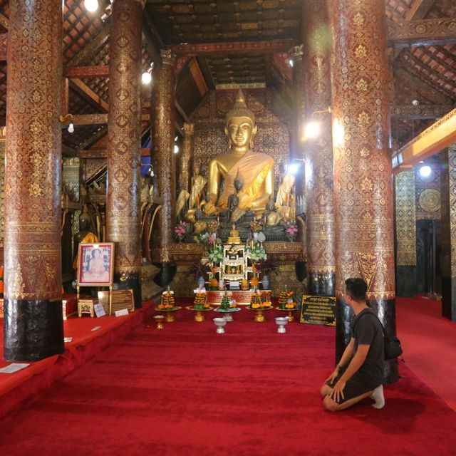 A spiritual beauty of Wat Xieng Thong