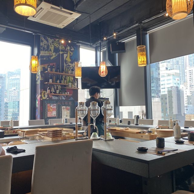 中環探店，高空上的日式居酒屋