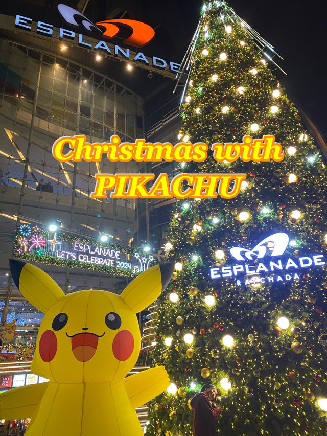Merry Christmas with Pikachu at Esplanade