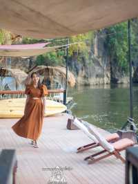 นอนเต๊นท์สุดหรู แช่บ่อน้ำธรรมชาติ @Hintok River Camp
