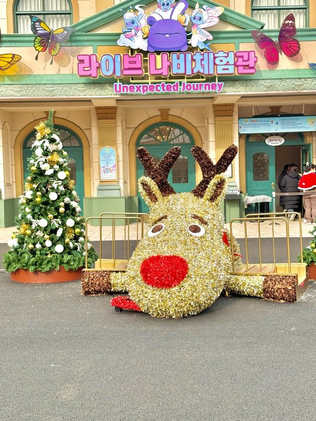 겨울분위기로 한껏 단장된 에버랜드