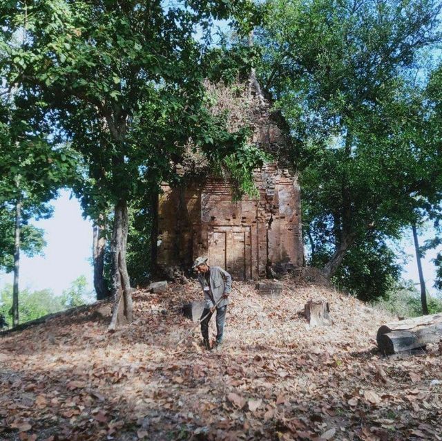 The South Buffalo Horn Temple of Cambodia