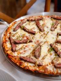 必點和牛西冷牛排Pizza