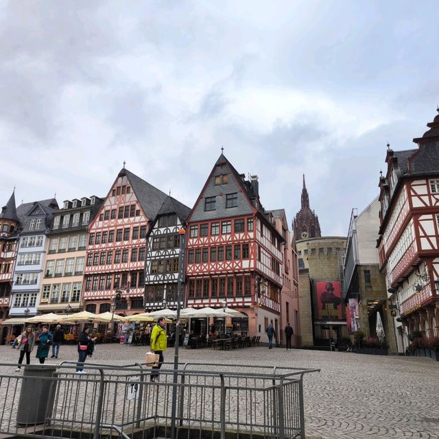 view of old town Frankfurt 