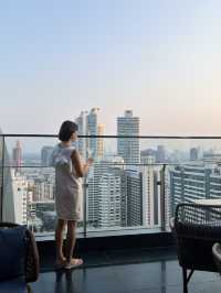 【タイ バンコク🇹🇭】Sunsetの見える穴場のルーフトップバー🍸