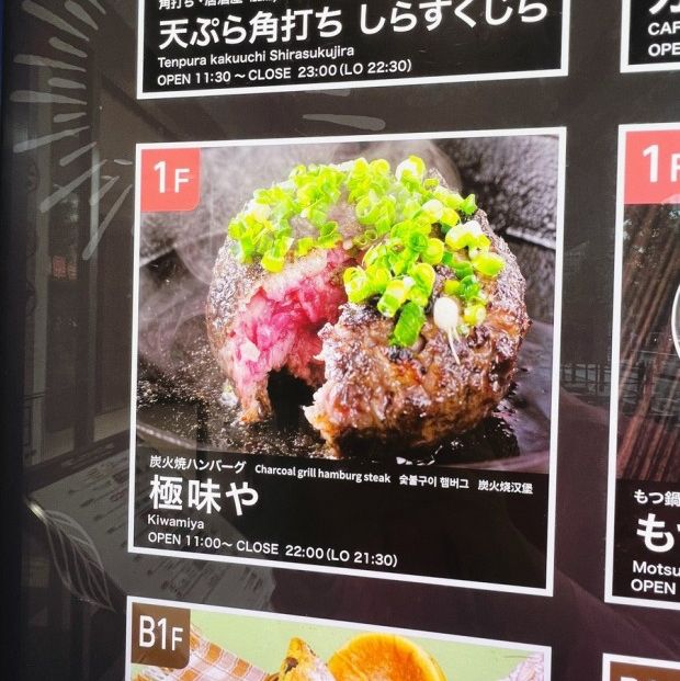 돌판 위에서 지글지글 구워지는 행복 키와미야 함바그🔥🥩