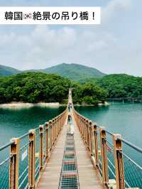 【韓国】湖に架かる吊り橋〚Majang Reservoir(マジャン湖)〛での素敵な一日✨🌤