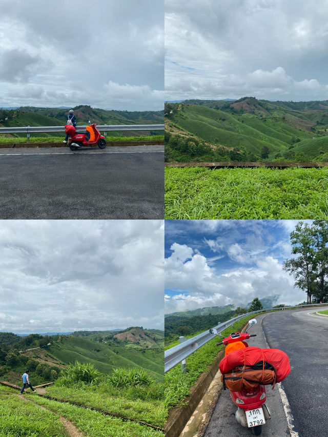 ฤดูฝนที่ถนนลอยฟ้า จ.น่าน 🛵⛰️🌧️🛣️