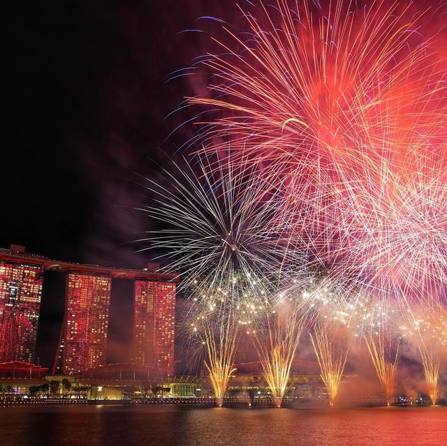 Fireworks with Singapore 🇸🇬 59th National Day 