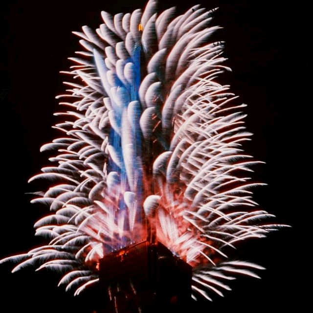 台北101倒數煙火