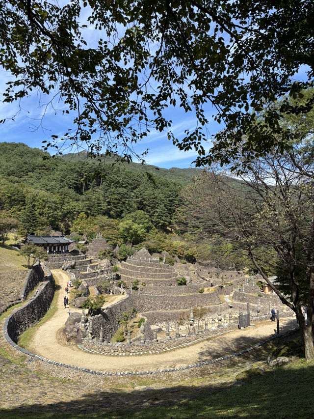 해발 850m의 높은 위치에 자리잡은 경치좋은 삼성궁🩵