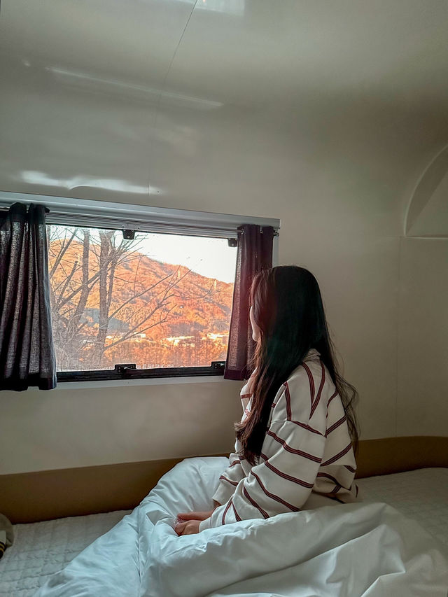 겨울캠핑 로망 다 이룰 수 있는 포천글램핑🤍