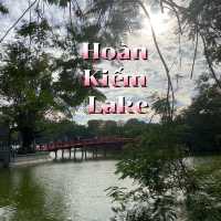 Hoàn Kiếm Lake ทะเลสาบคืนดาบ แลนด์มาร์คฮานอย