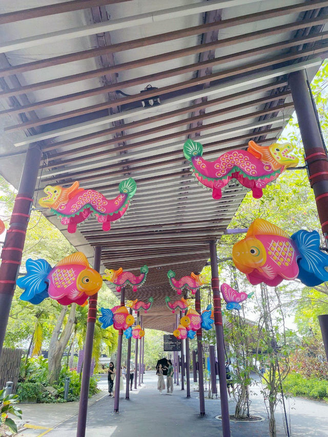 You won’t believe there are such lovely flower trails in Singapore