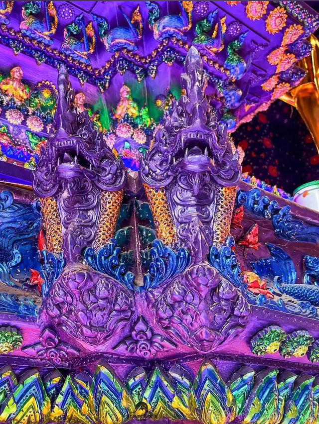 🔮โบถส์สีม่วง “วัดกลางคลองวัฒนาราม” อยุธยา