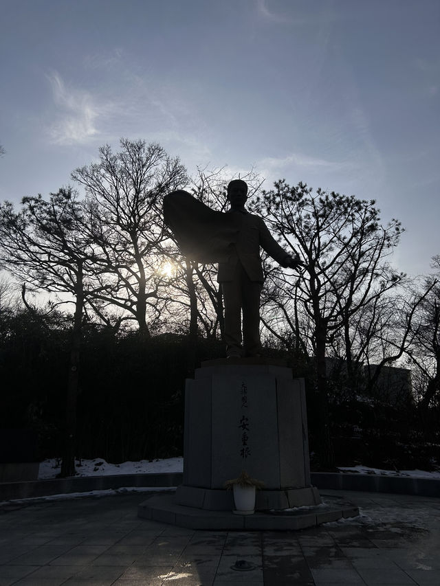 하얼빈 의거의 역사적 의거를 담은 안중근의사동상🇰🇷