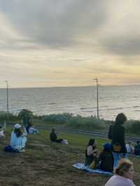 Sunset point at Point Ormond, Melbourne