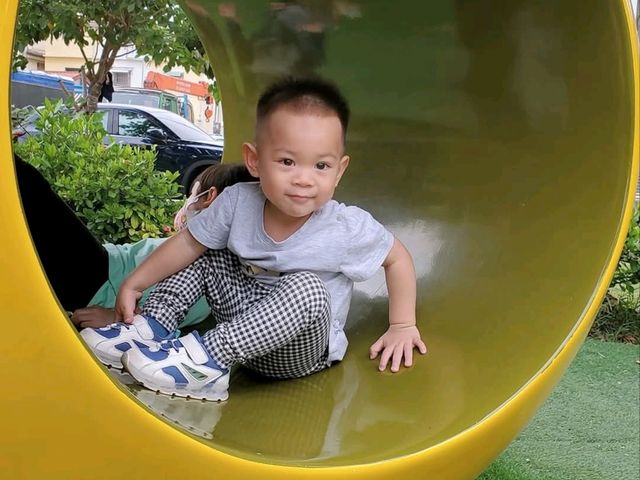 屏東-勝利動物溜滑梯公園，超級可愛