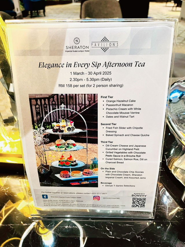 Indulge in Elegant High Tea at Pavilions Lounge, Sheraton Imperial KL