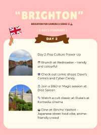 Brighton 3-days itinerary 💕
