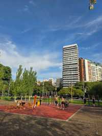 해외여행 부에노스아이레스의 운동공원 Plaza Oriental Republic of Uruguay