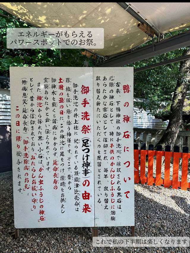 【京都】夏の京都で心と体を清める、下鴨神社の足つけ神事。ご利益と涼を求めて。