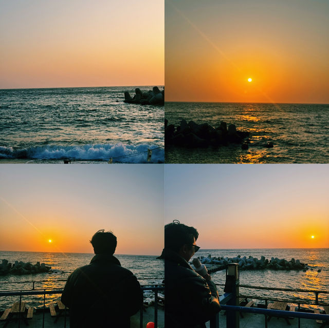 울릉도 노을, 전망대에서 바라본 그 찬란한 순간