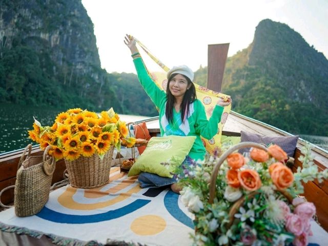 ล่องเรือชมวิวจิบชาที่เขื่อนแม่สรวย